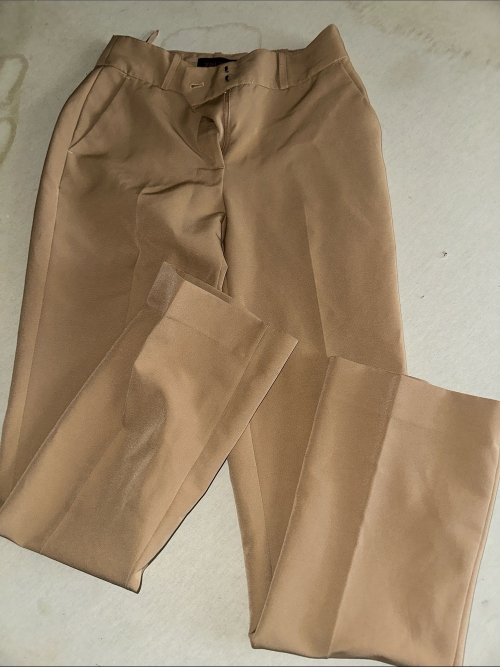 Womens Size L Truth Tailored Tan Dress Pants